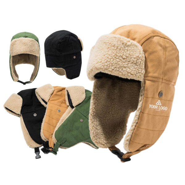 ZP 1028 Srapper hat,soft fleece, adjustable,custom logo available