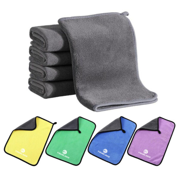 ZP 1031  Double-Sided Coral Fleece Heavyweight cleaning towel