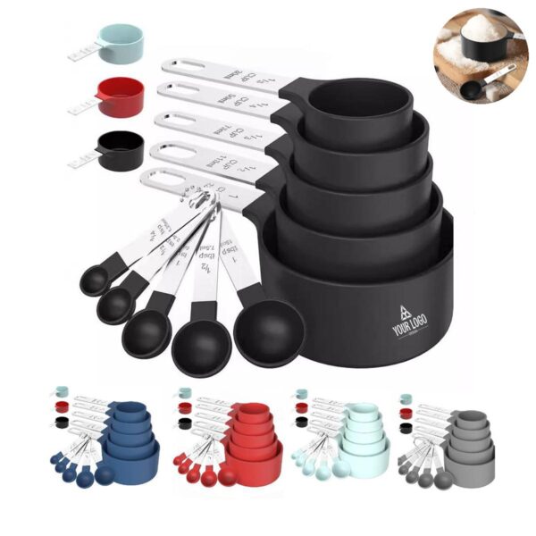 ZP 1033 Measuring Cups & Spoons Set,5 cups+5 Spoons