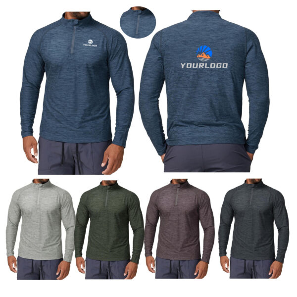 ZPA007 Men's Performance Long Sleeve Workout Top