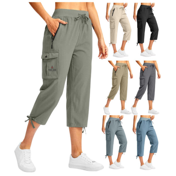 ZPA062 Women's Premium Lyocell Blend Cargo Pants - Buttery Soft, Skin-Friendly & Quick Dry